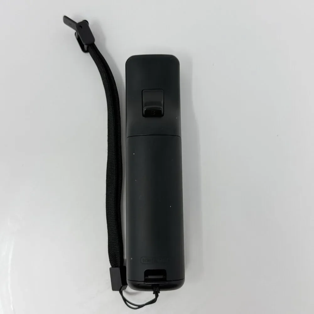 Nintendo Wii MotionPlus Remote Black Controller RVL-003 OEM Tested